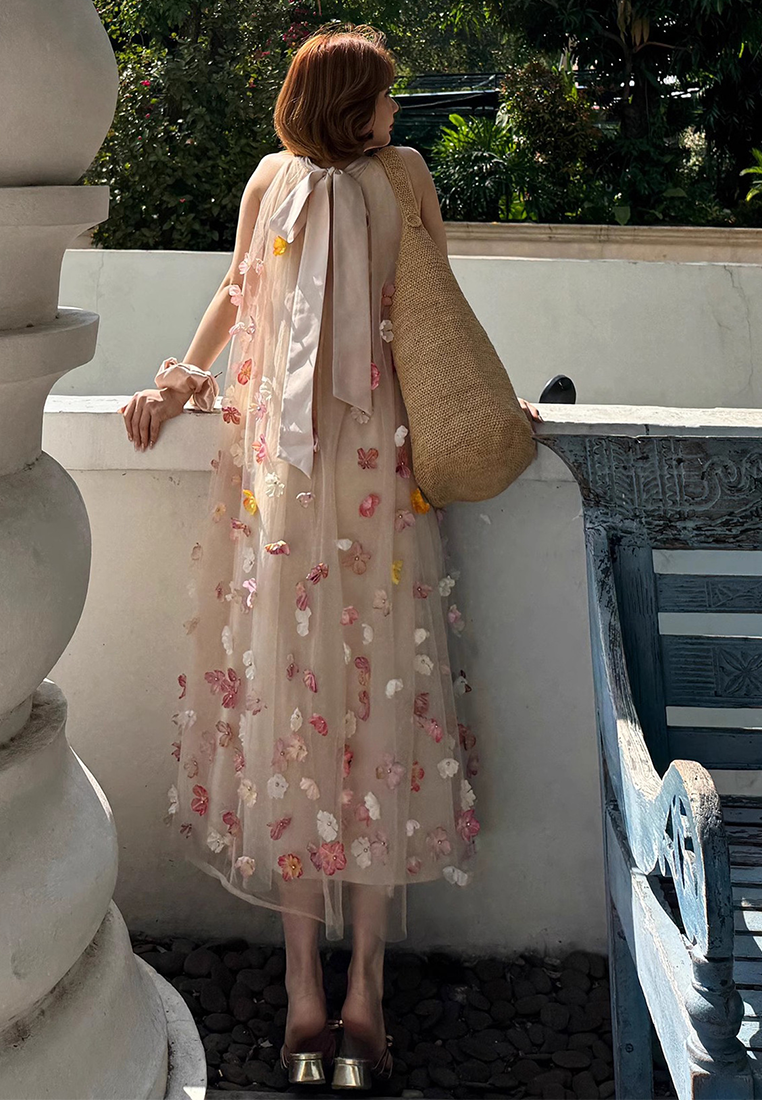 2025 Spring New Long Halter Vest Dress CA25032710MT