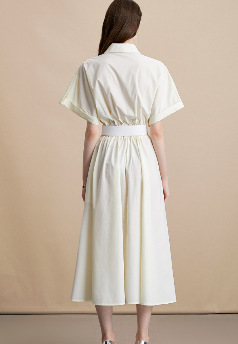 Summer New Lace Shirt Dress  CA25091510BE