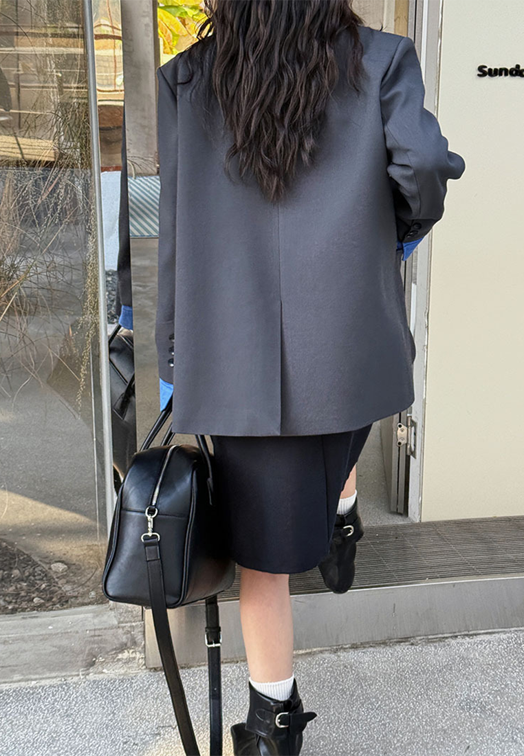 New loose casual suit jacket CA25102410GY