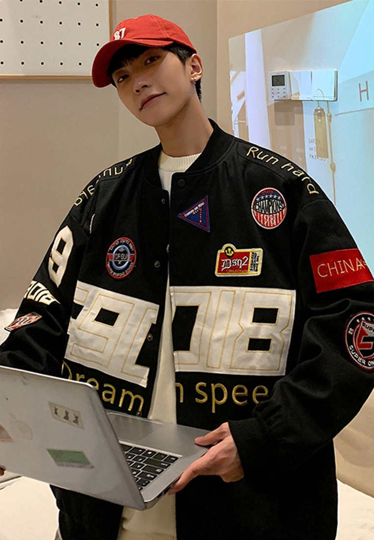 American retro embroidered jacket CA24101410W