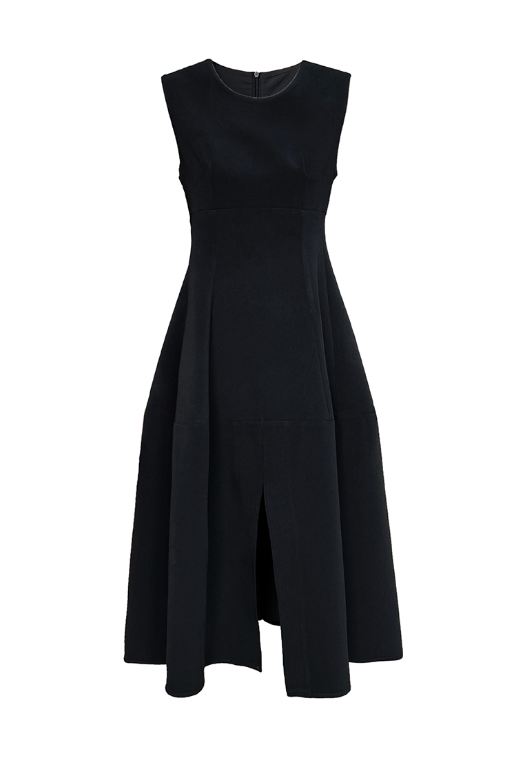 2024 New Waistband Dress Solid Summer CA24041010W