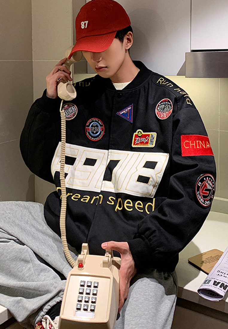 American retro embroidered jacket CA24101410W