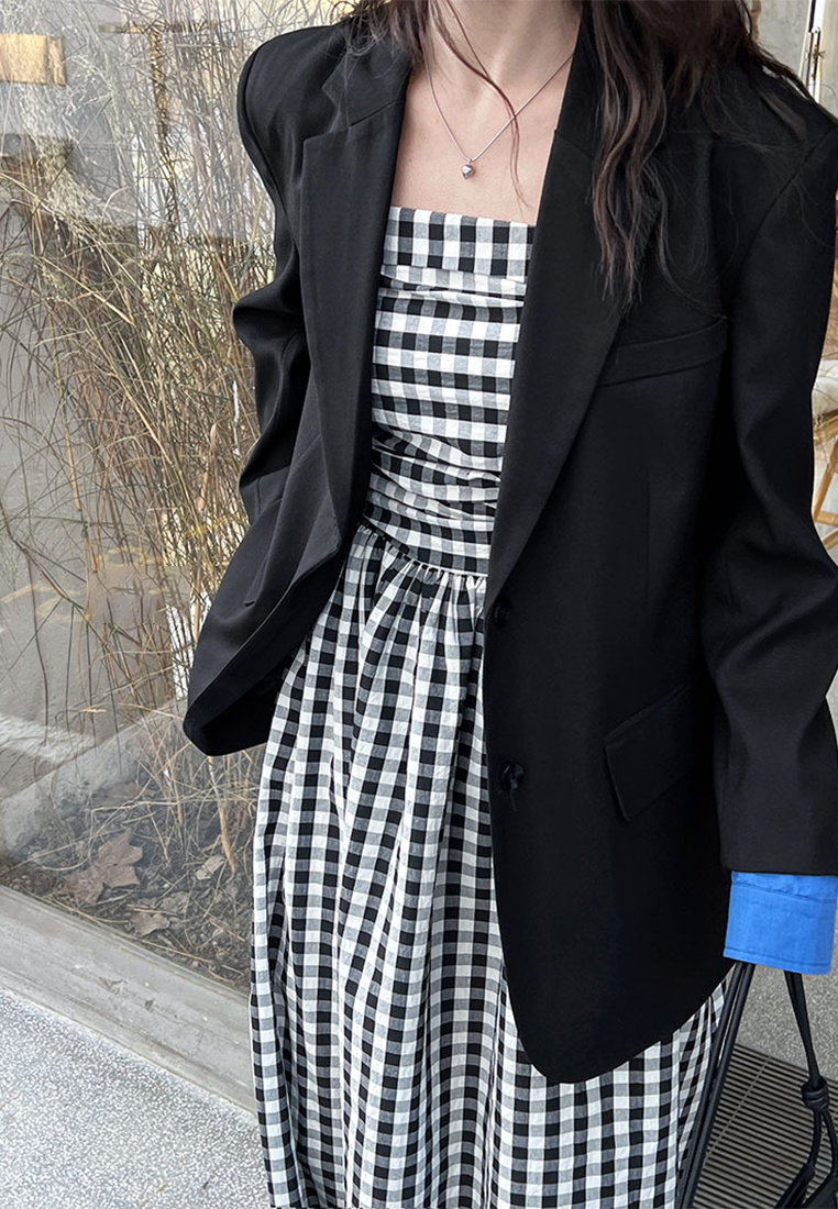 New loose casual suit jacket CA25102410GY