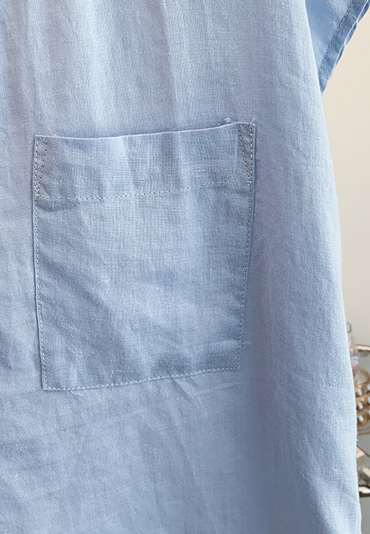 New lightweight breathable cotton and linen shirt CA25070910W