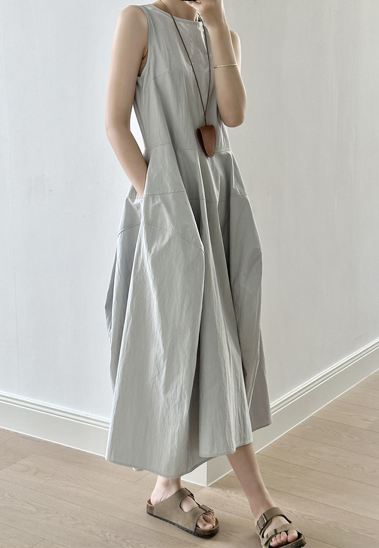 New Summer Simple Sleeveless Dress CA250617100BL
