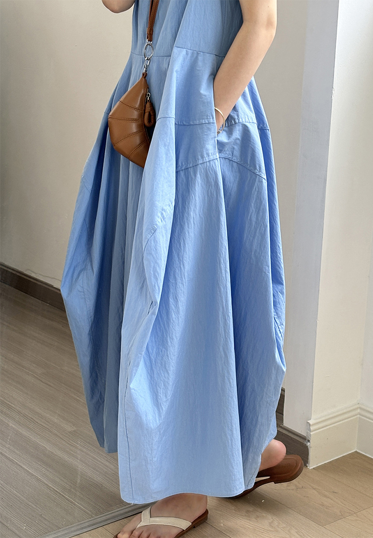 New Summer Simple Sleeveless Dress CA250617100BL