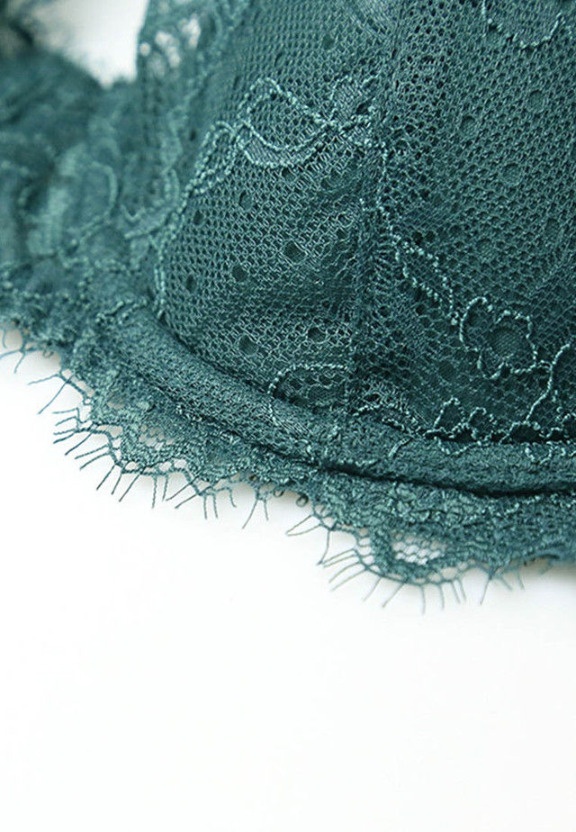 Lace Thin Cotton Airflow Bra with Panty Set CA123110