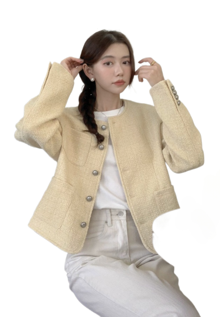 New French retro style coat CA25102006