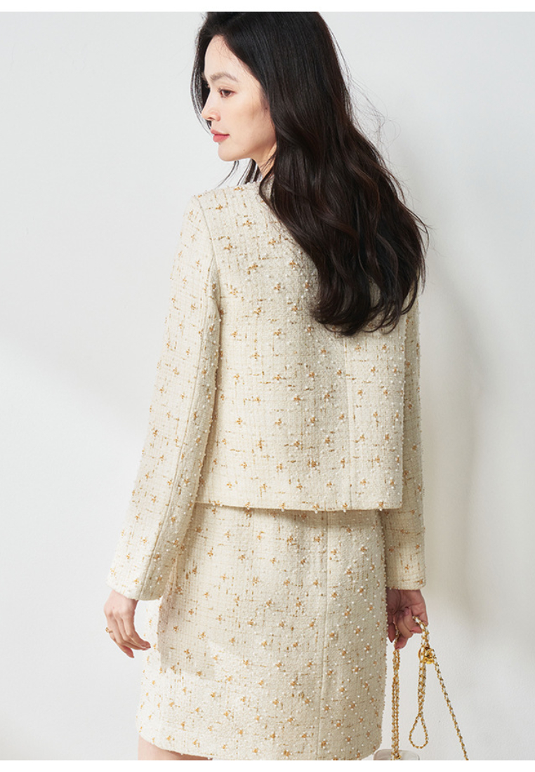 New Elegant Tweed dress set K25112101