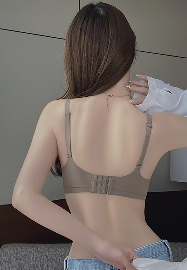 Summer thin seamless adjustable bra set CA250523101BW