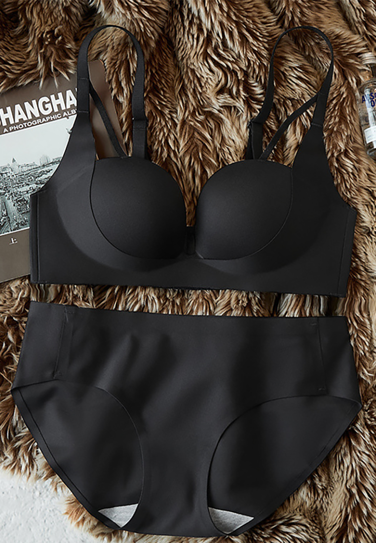 New arrival seamless thin style lifting and gathering underwear set CA250523103BW