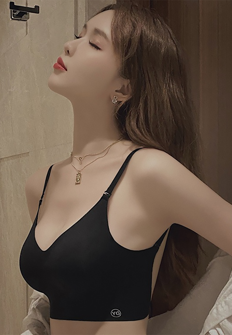 Summer thin U-shaped seamless back bra CA250523104BK