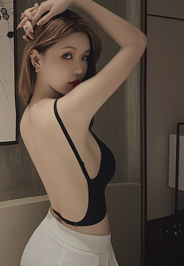 Summer thin U-shaped seamless back bra CA250523104BK