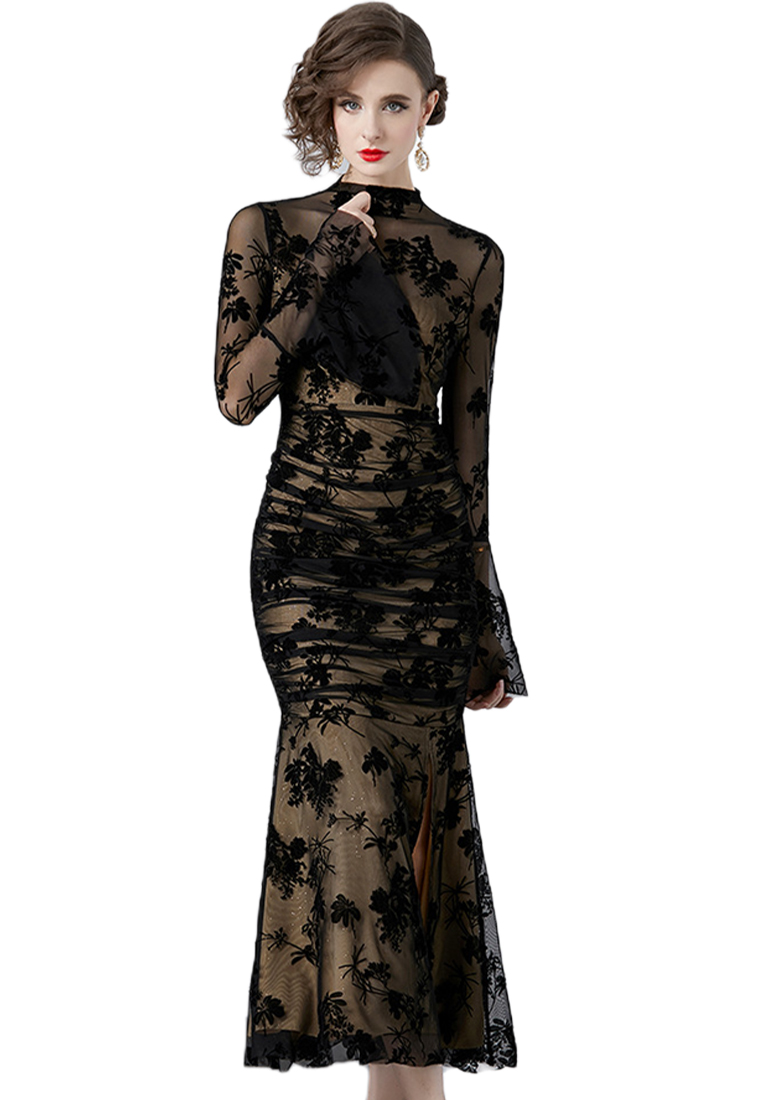2024 Summer Fashion Black Dress CA24032611BK