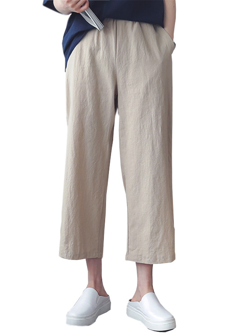 2024 Women's Summer New Cotton Crop Pants CA24041011BE