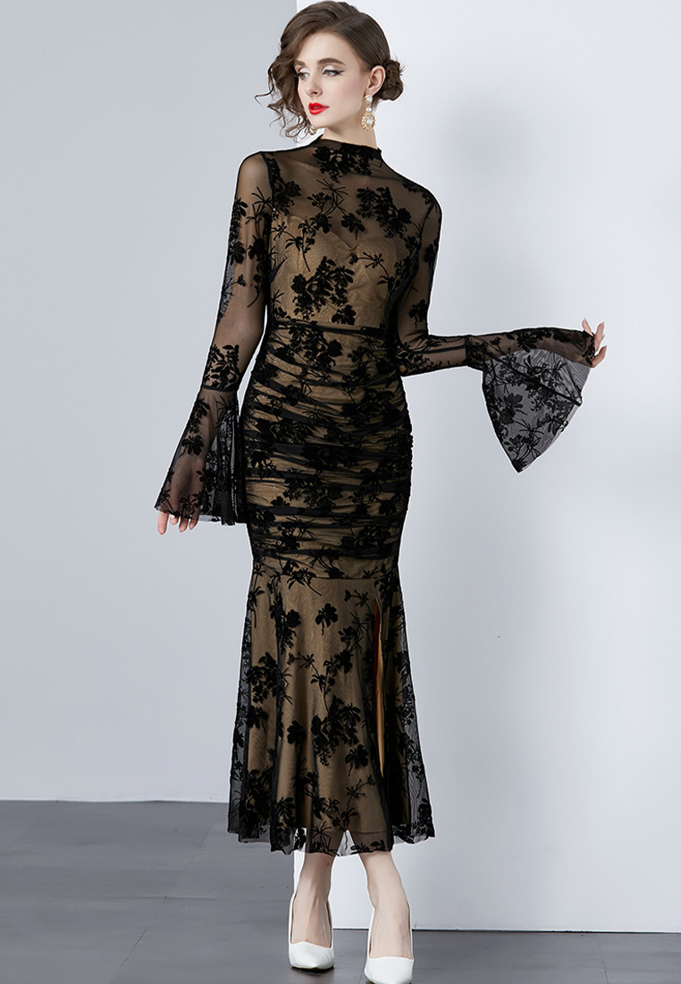 2024 Summer Fashion Black Dress CA24032611BK