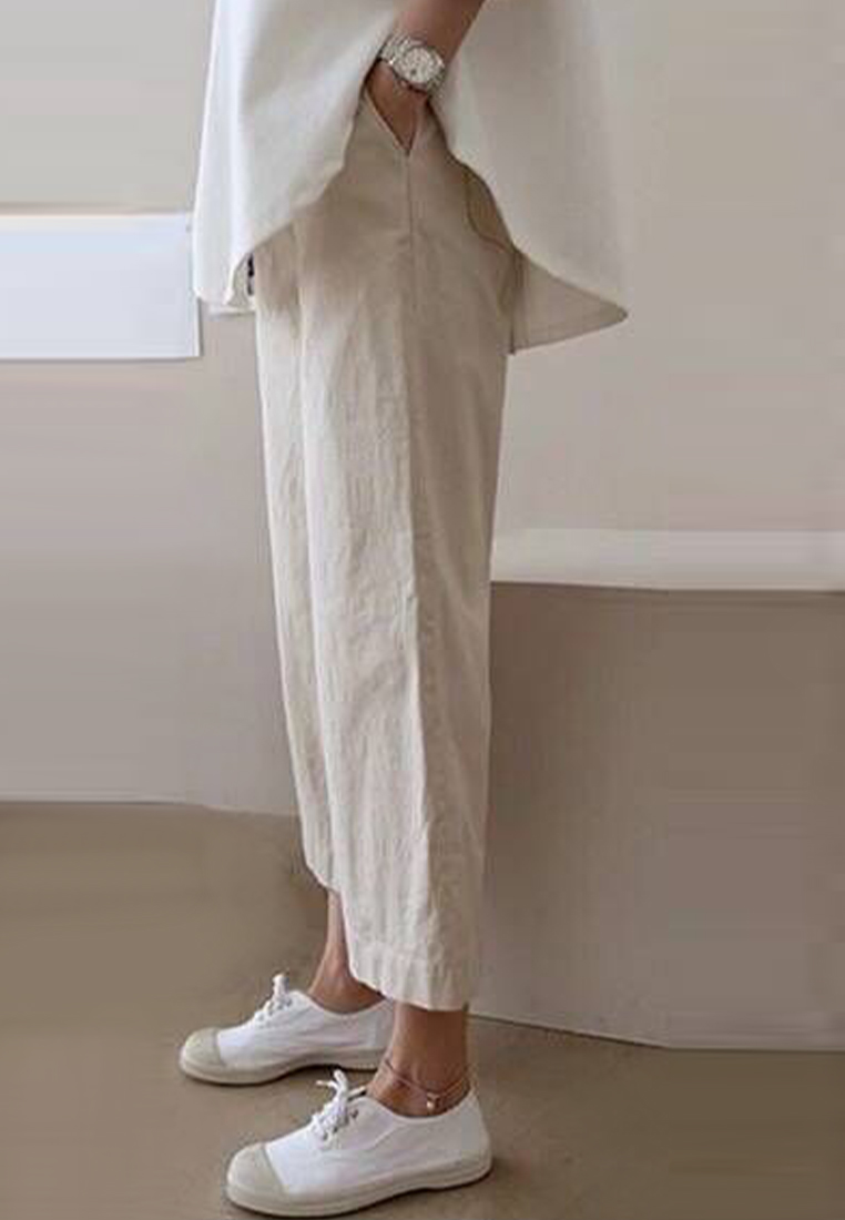 2024 Women's Summer New Cotton Crop Pants CA24041011BE