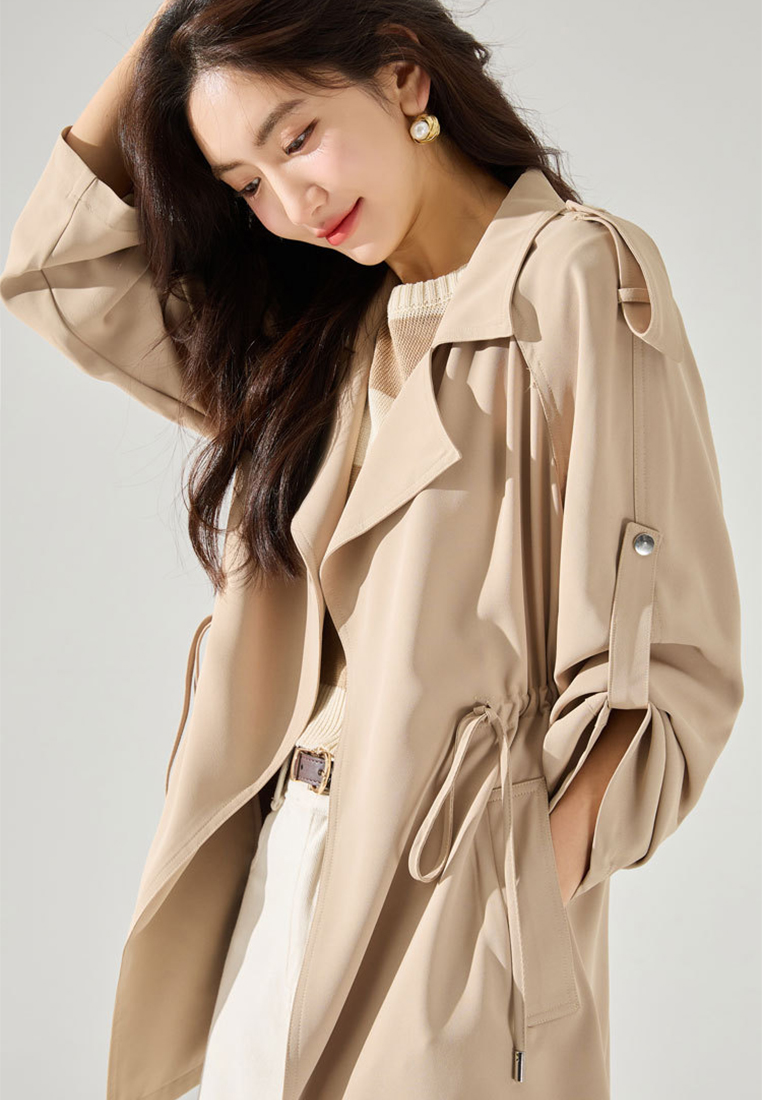 Autumn polyester temperament loose top CA24091111BE