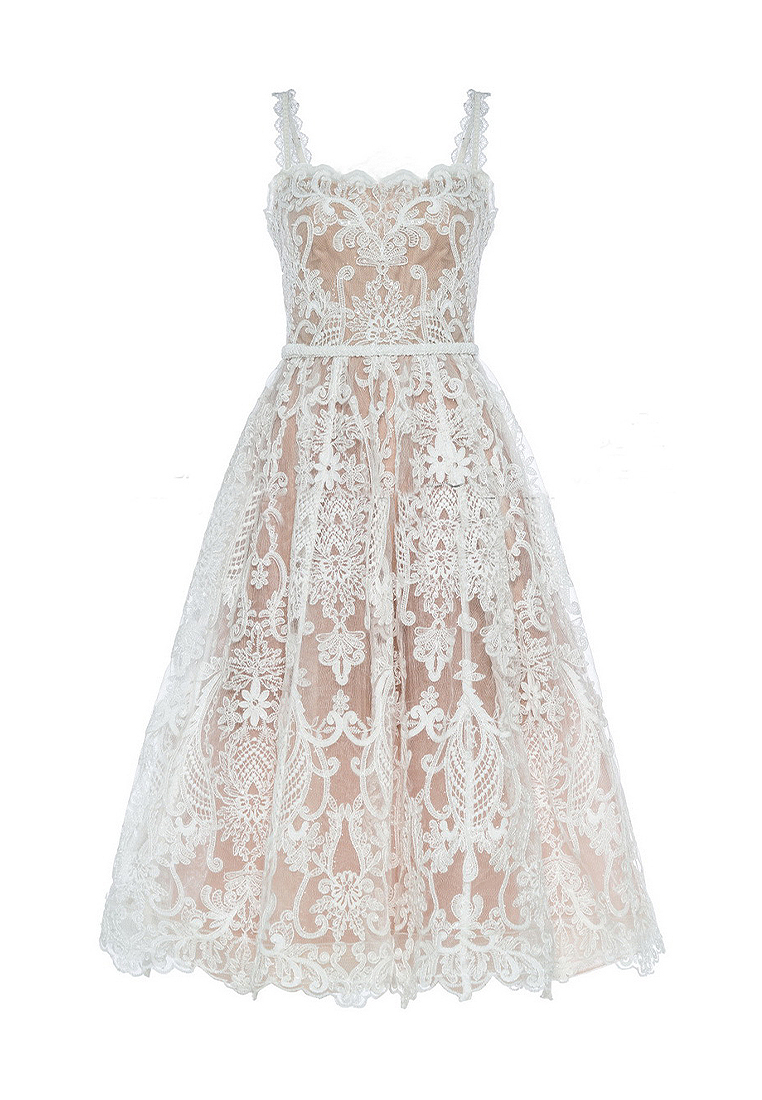 French slim fit dress light luxury dress elegant and socialite waist length style CA4021911W