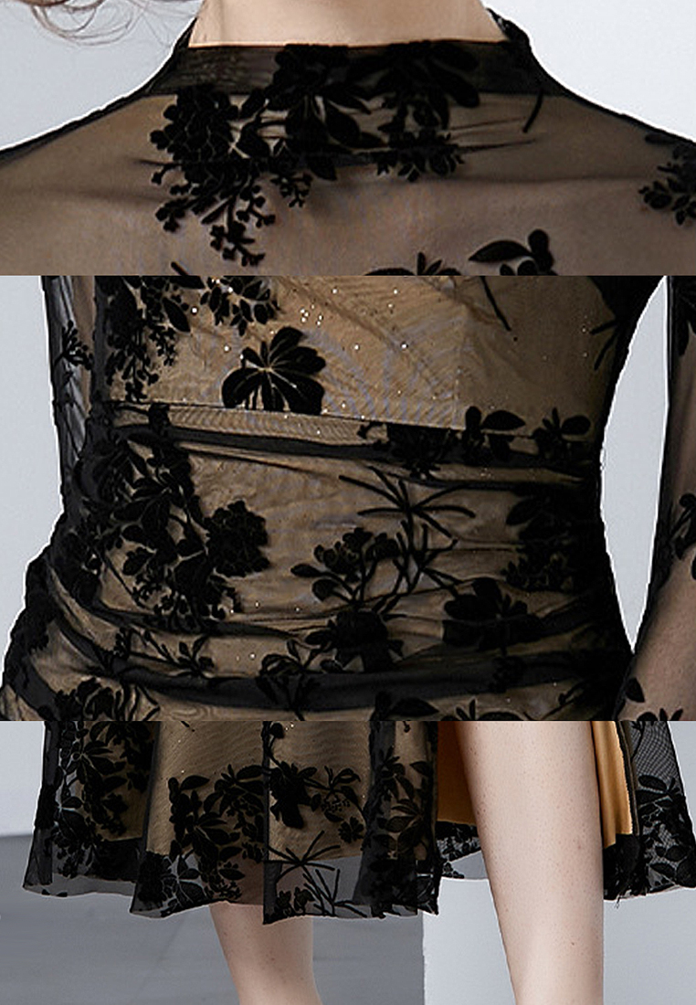 2024 Summer Fashion Black Dress CA24032611BK