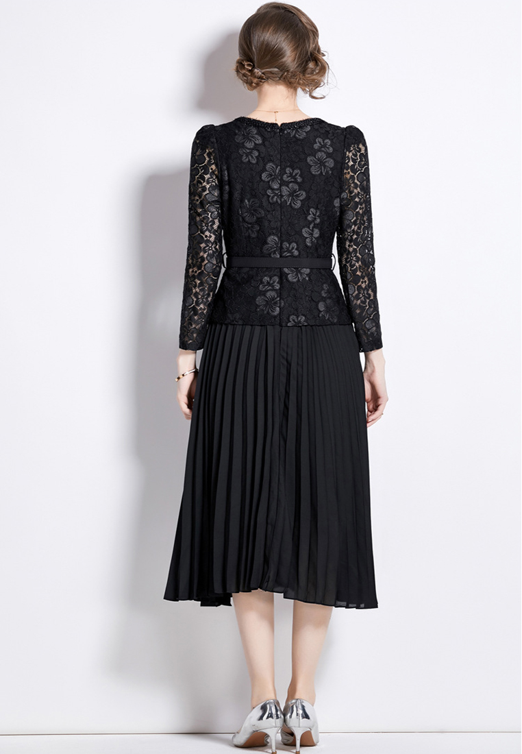 2024 French Autumn New Hepburn Style Dress CA24073112BK