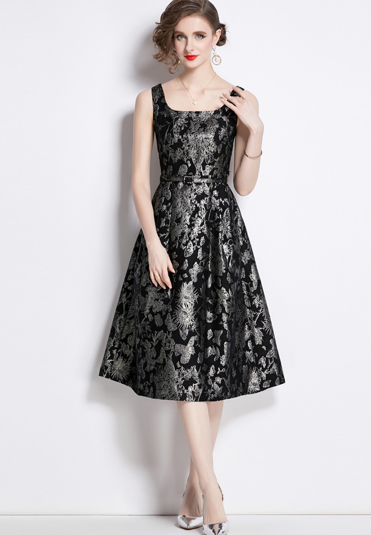 2024 New French Printed Dress CA24032612MT