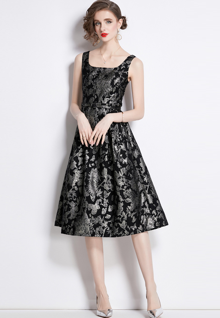 2024 New French Printed Dress CA24032612MT