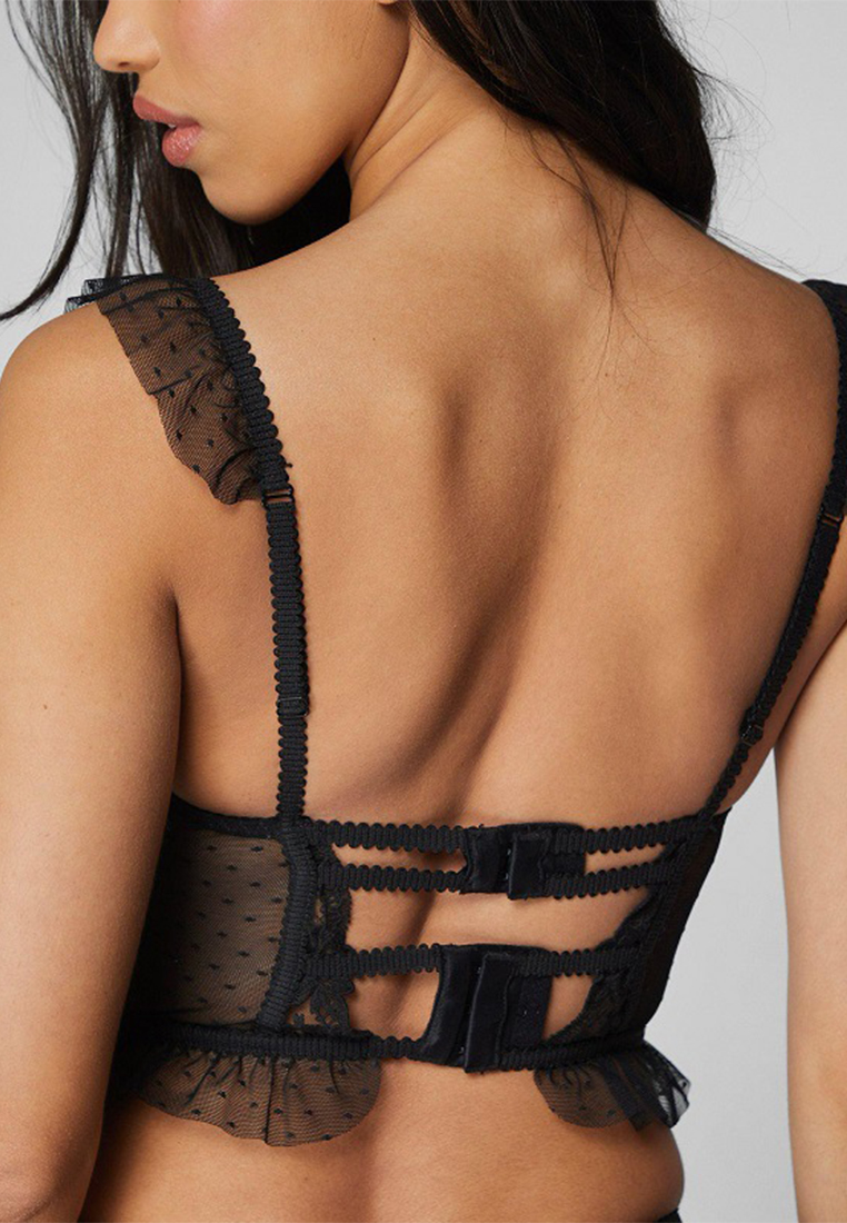 New French Shapewear Lace Long Bra Set CA24112012W