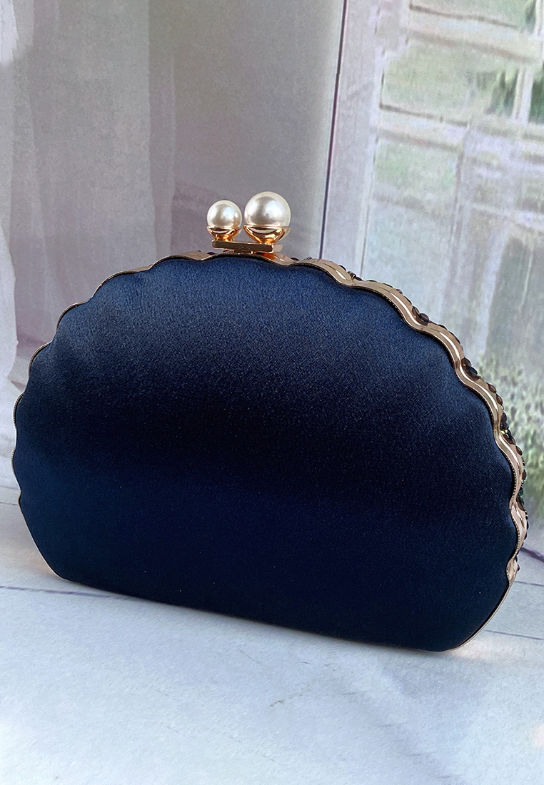 Vintage heavy craftsmanship beaded cheongsam handbag CA24121012BL