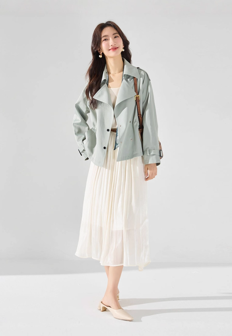 Comfortable cotton short classic jacket for autumn CA25111712W