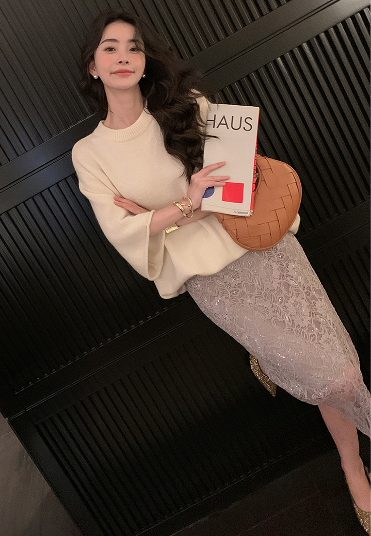 Autumn lace skirt lace hip skirt CA25092512BE