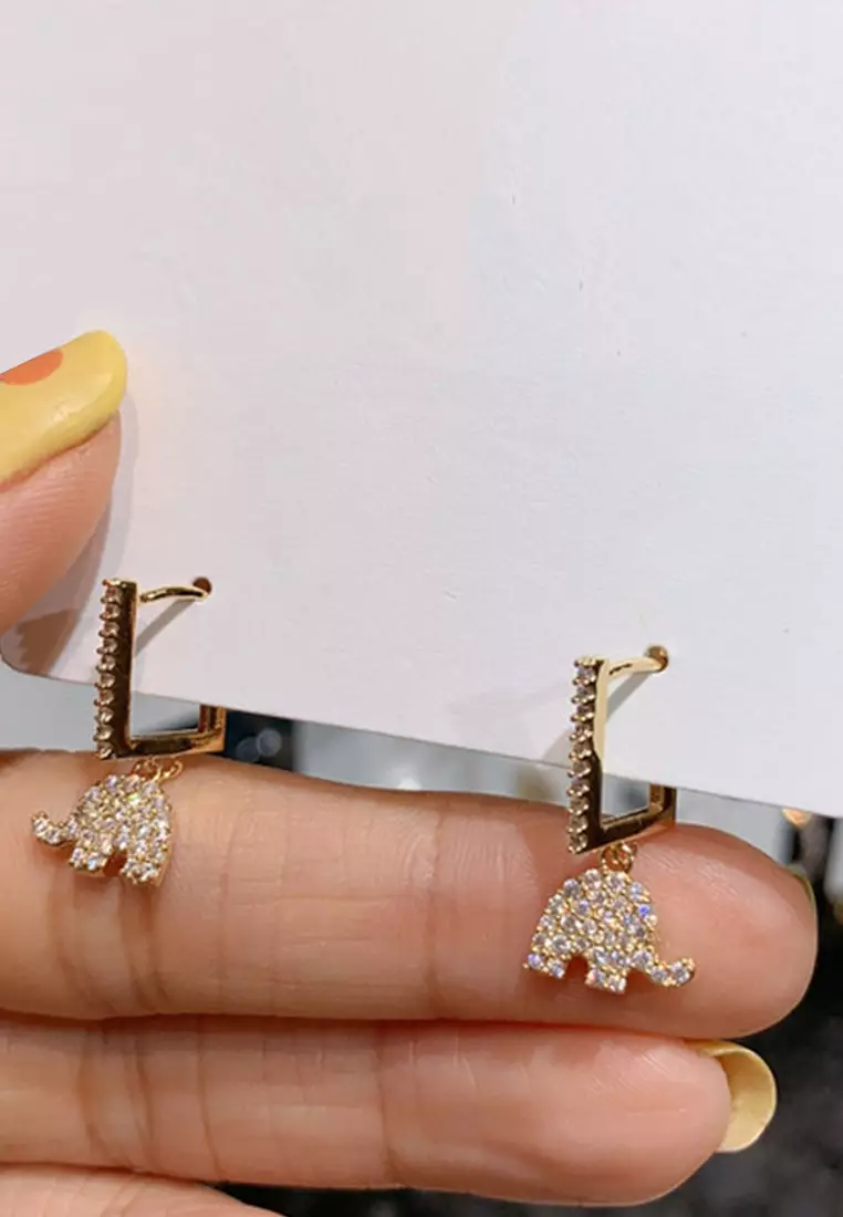 Elephant Earrings CA060305