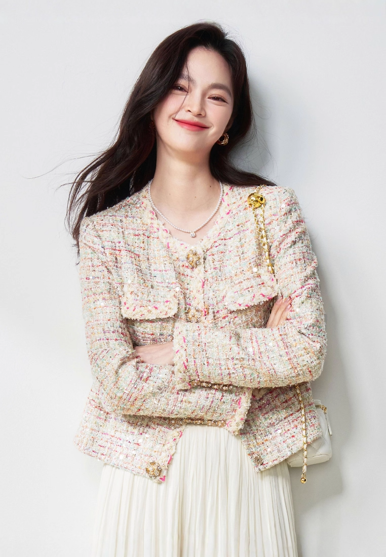 2025 New Slim Fit Sequin Jacket CA25111713PI