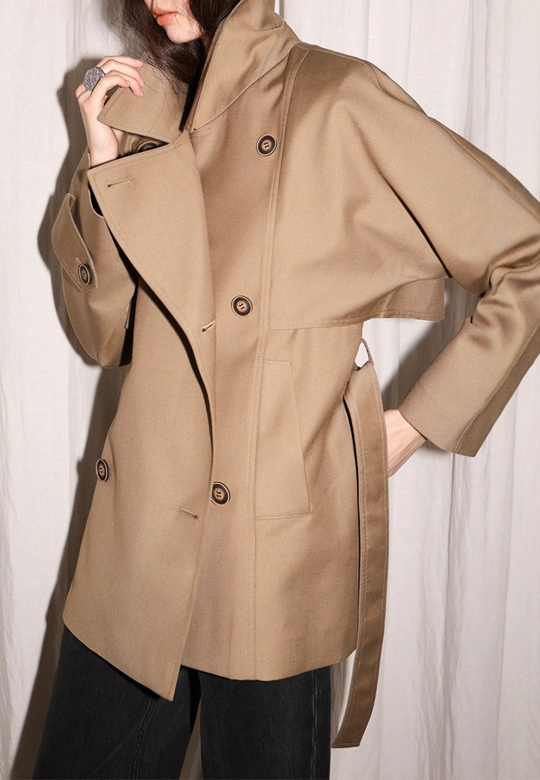 Autumn Lapel Elegant Coat CA25110313W