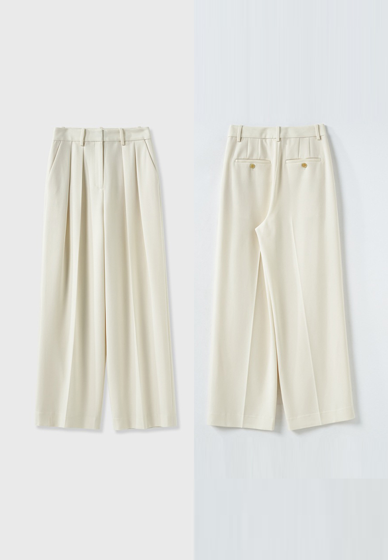 Solid color mesh free ironing commuter short-sleeved suit CA25061713W