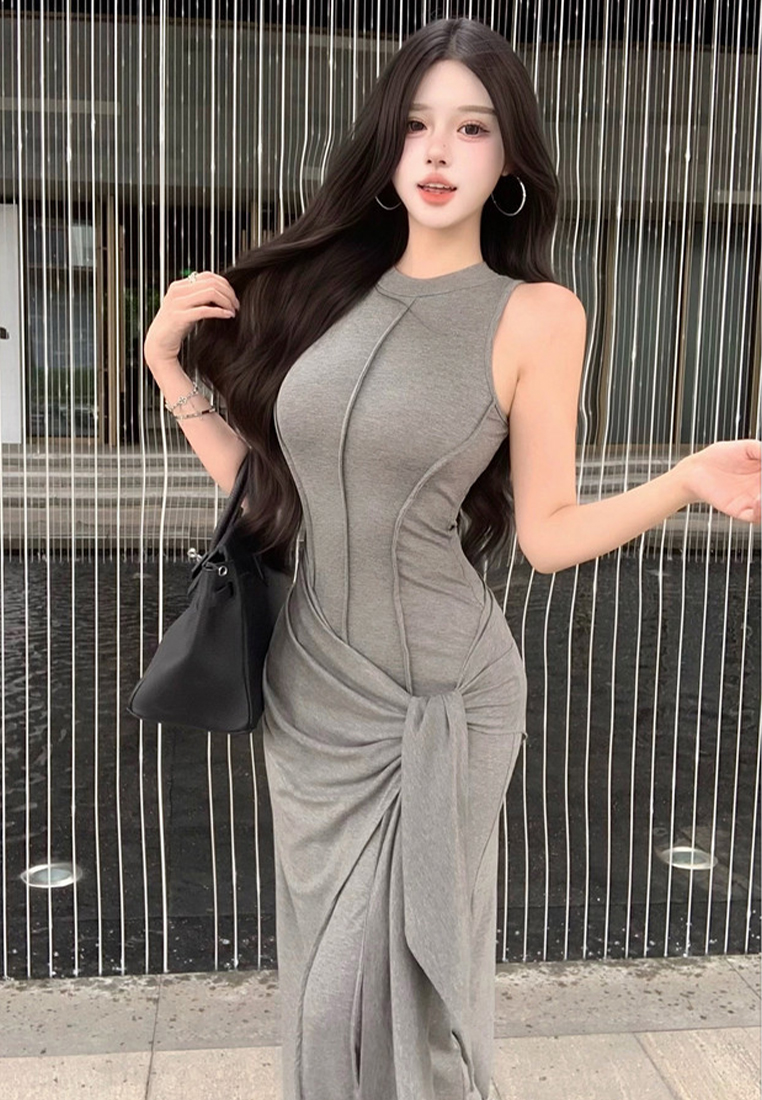 Summer New Design Temperament High-end Dress CA25060313GY