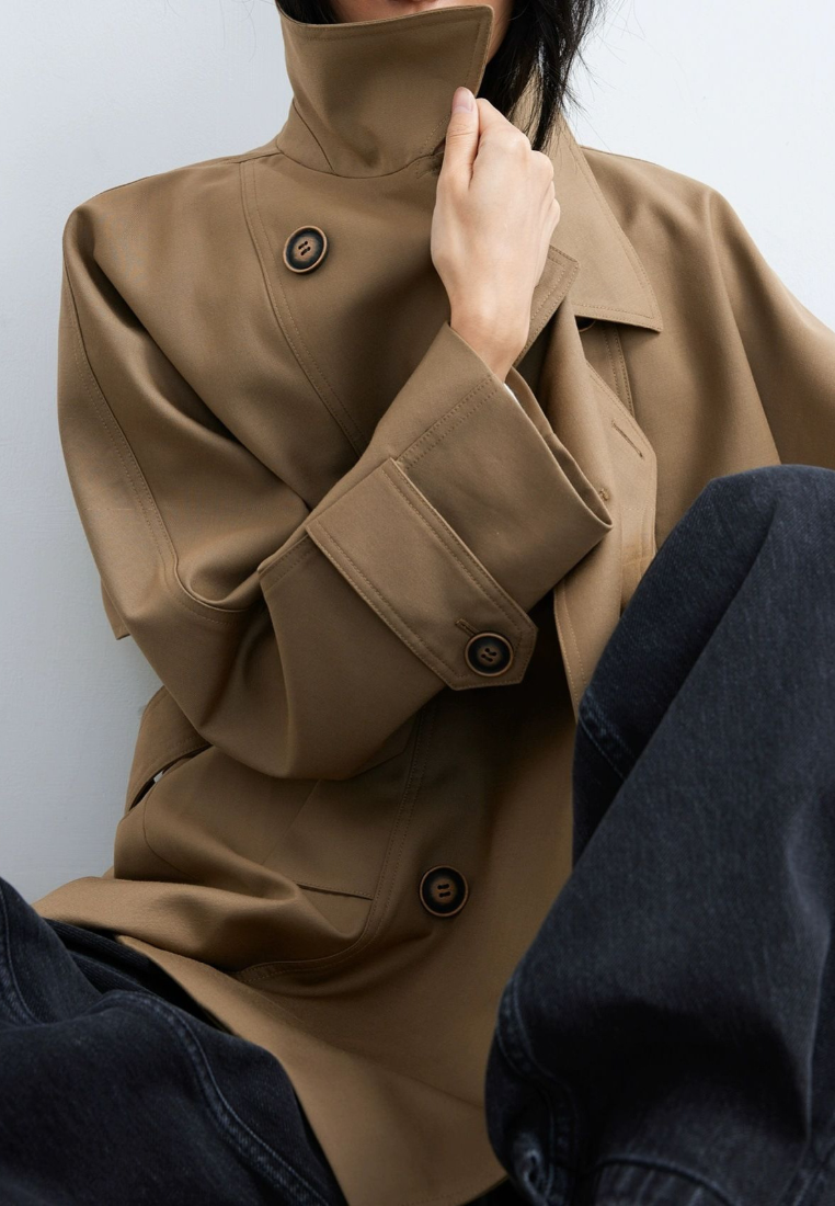 Autumn Lapel Elegant Coat CA25110313W