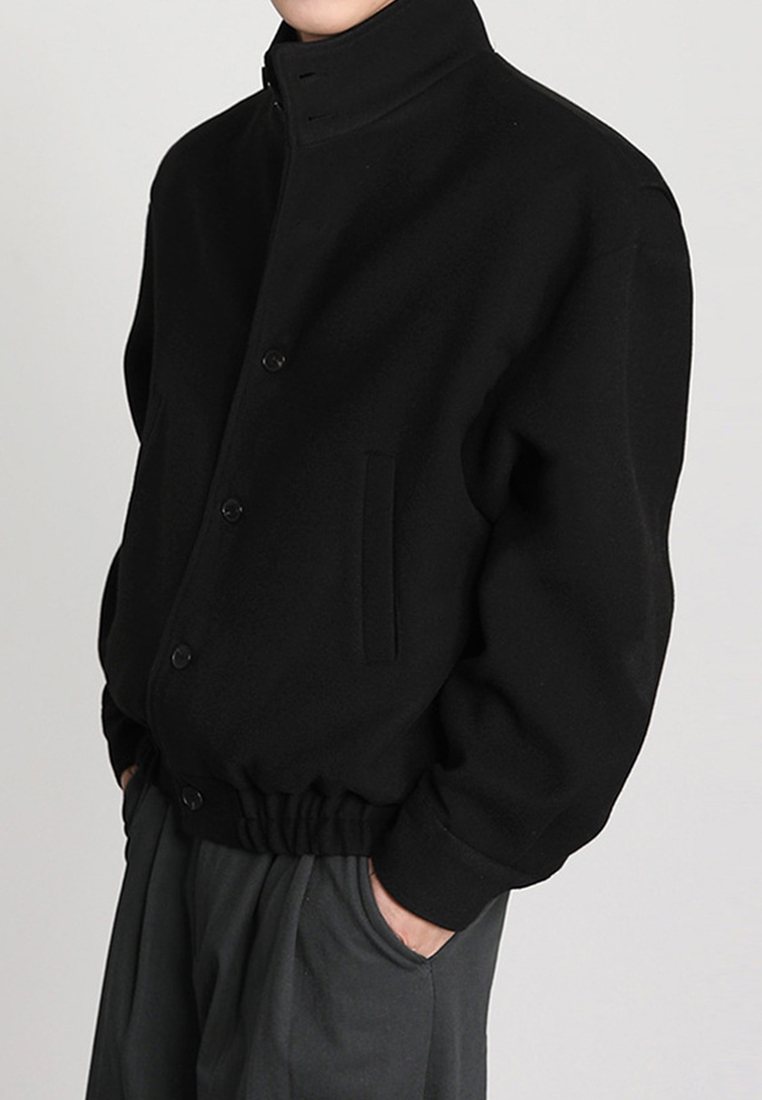 New stand up collar Korean version Instagram jacket CA24101413BW