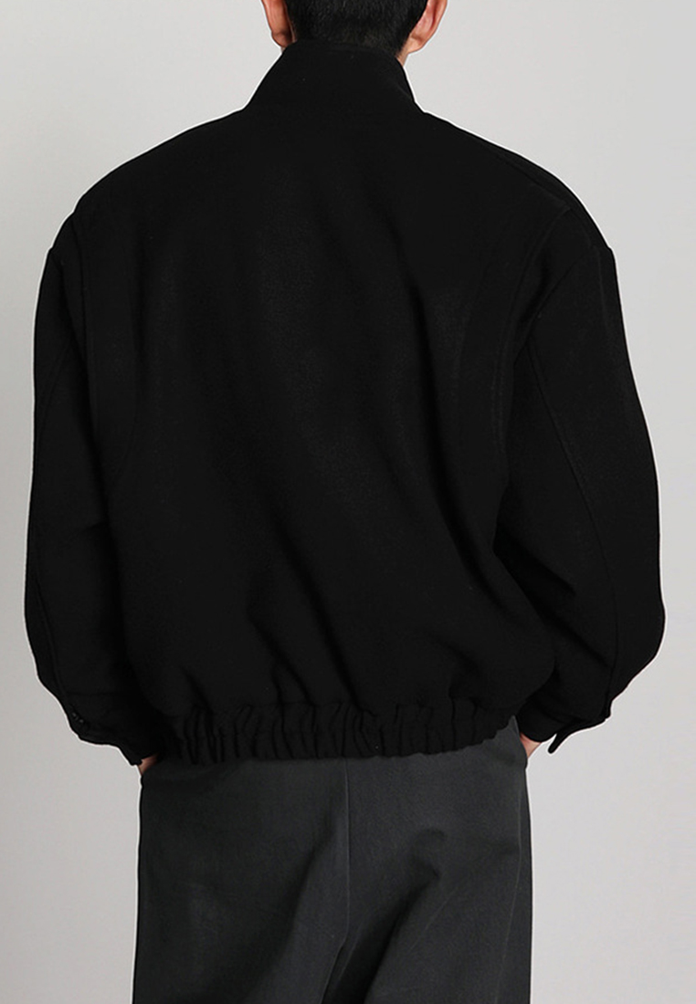 New stand up collar Korean version Instagram jacket CA24101413BW