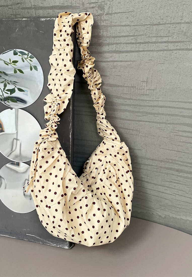 New retro polka dot shoulder bag CA25042314BE