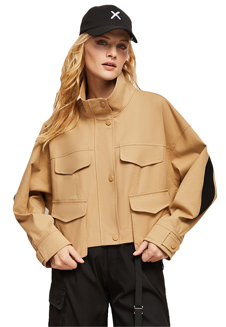 Fashion casual trend short work jacket CA101714GR