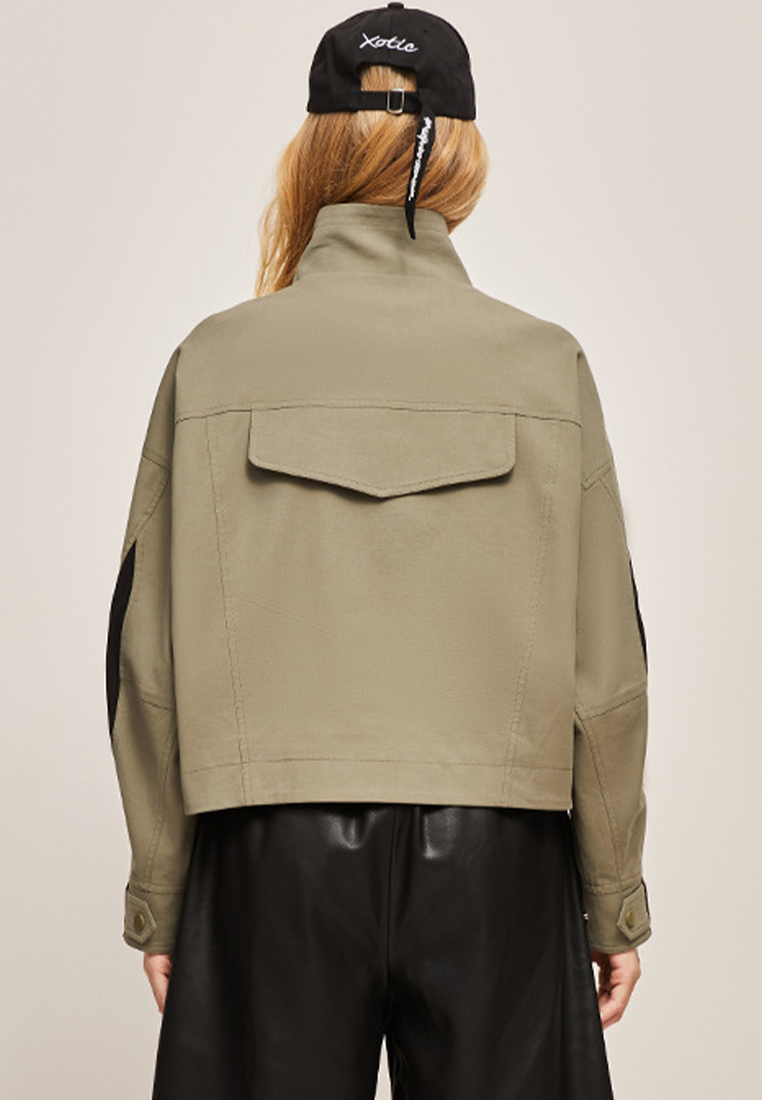 Fashion casual trend short work jacket CA101714GR