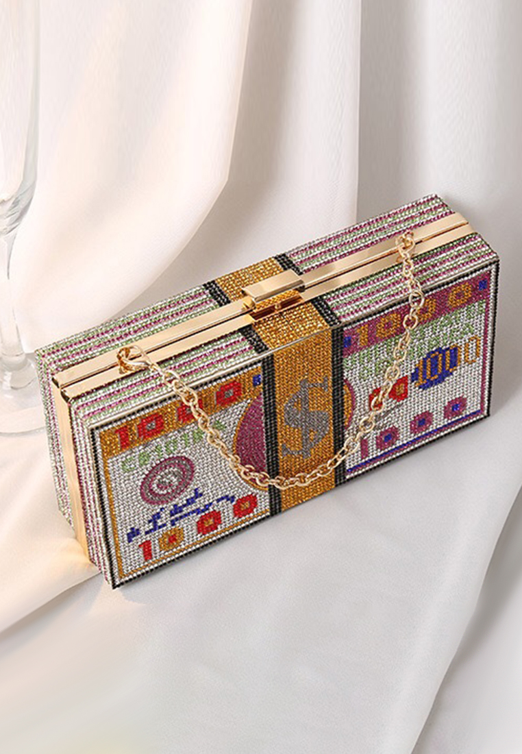 Creative and fashionable rhinestone handbag CA24121014RD