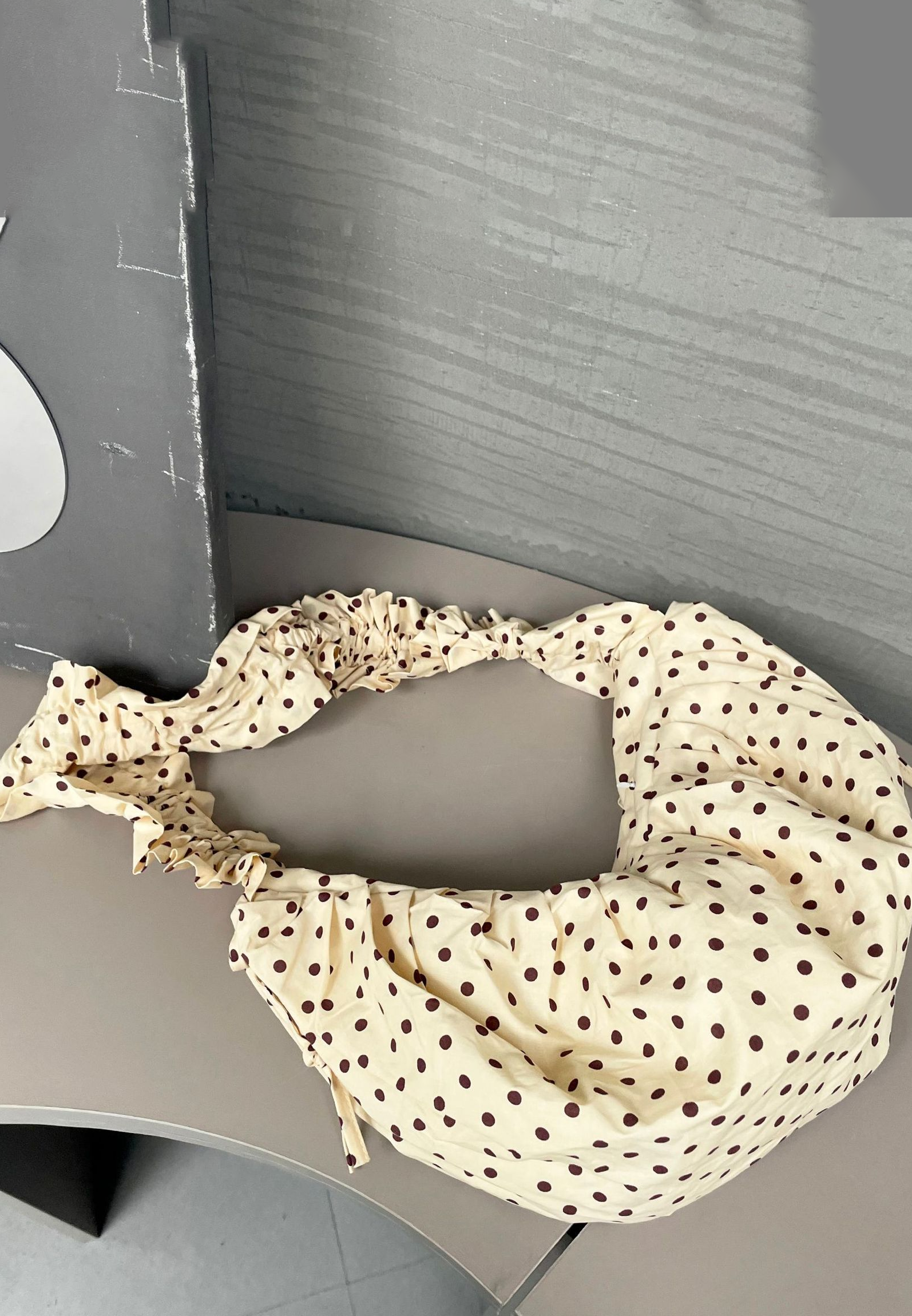 New retro polka dot shoulder bag CA25042314BE