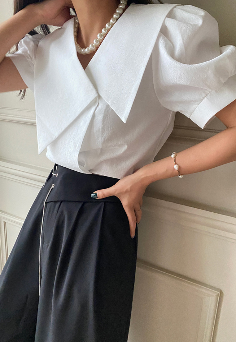 Summer New Solid Color Collar Shirt & Pant CA25042914W
