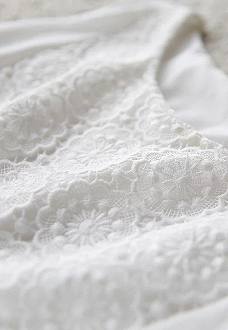 2024 New Summer Chiffon Slim French Long Dress CA24031914W