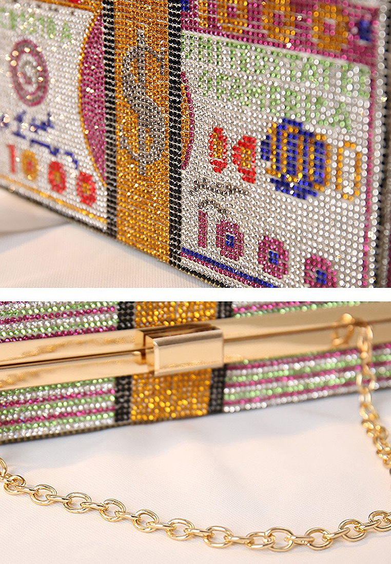 Creative and fashionable rhinestone handbag CA24121014RD