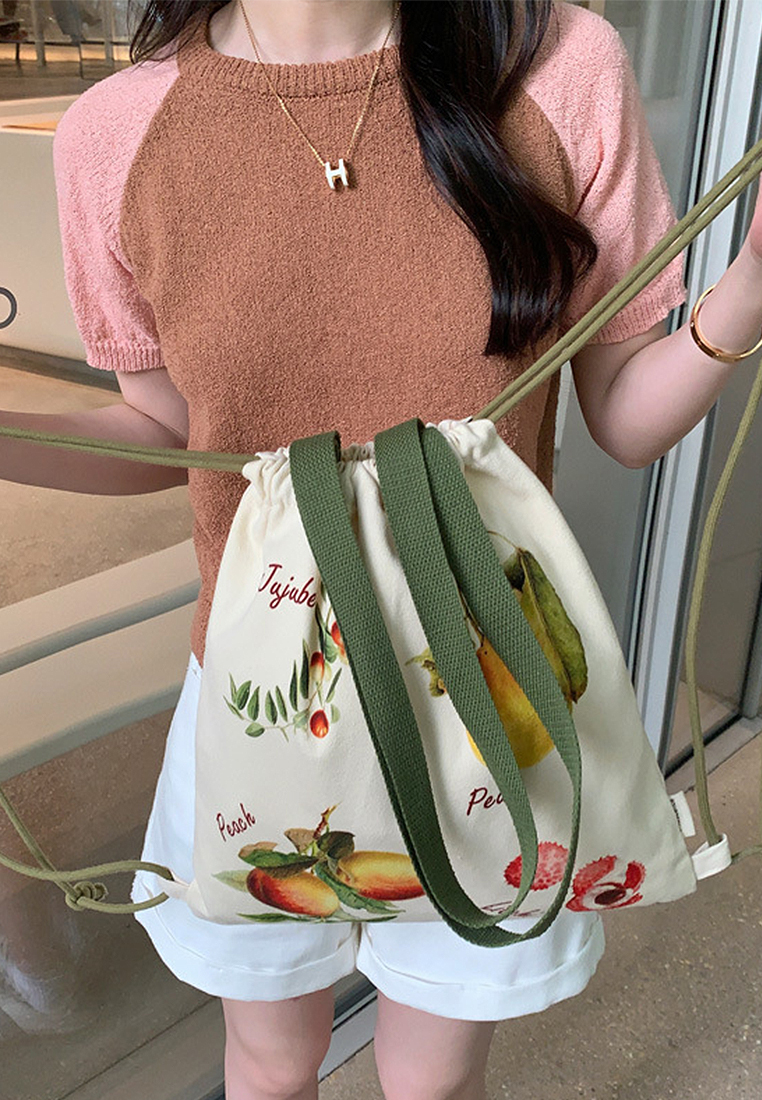 2024 Printed Double Shoulder Sail Bag CA24032314GR