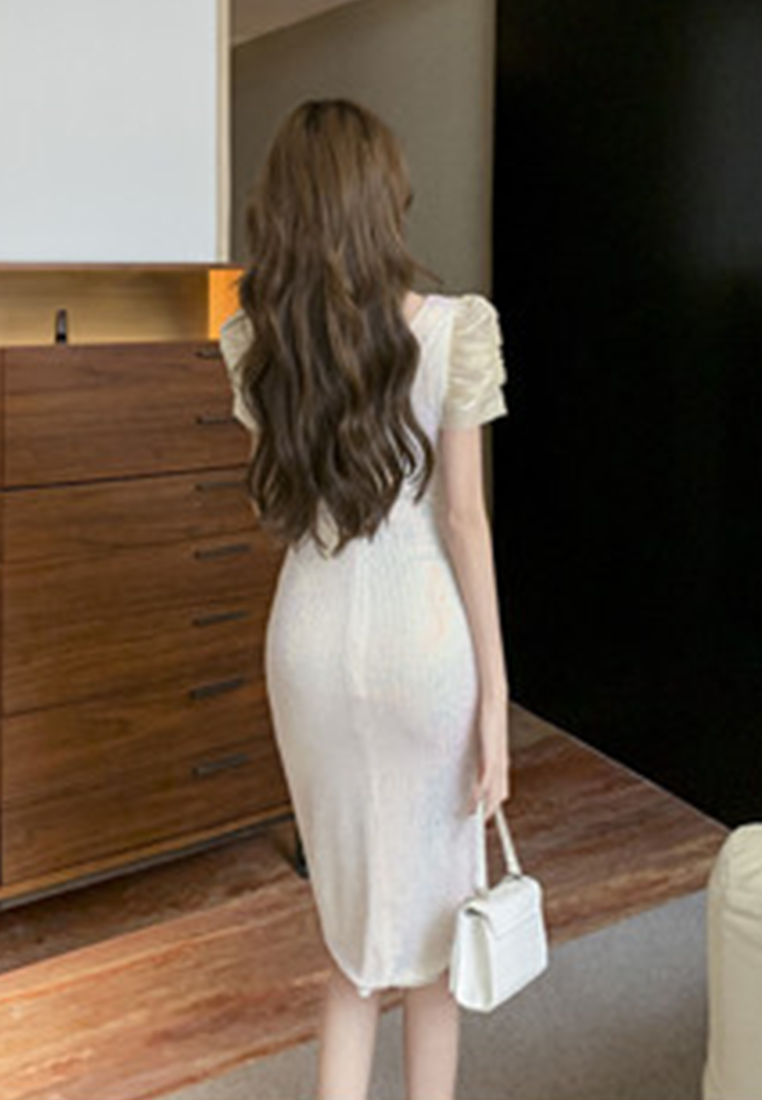 One-Piece Summer New Style Classy Craft Sequin Vacation Dress CA030602