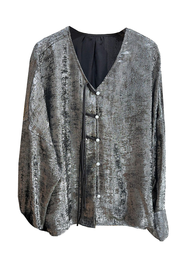 Fashionable and elegant Chinese style retro Tang suit top shirt CA010615SL